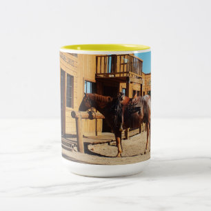 Tasse 2 Couleurs Cheval dans l'ouest sauvage, USA