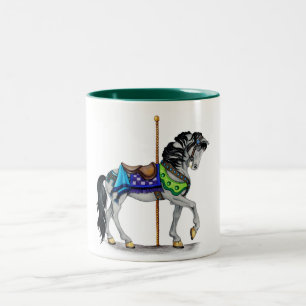 Tasse 2 Couleurs Cheval de carrousel