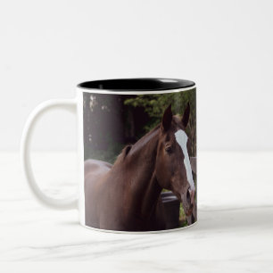 Tasse 2 Couleurs Cheval de sang chaud néerlandais - Tina