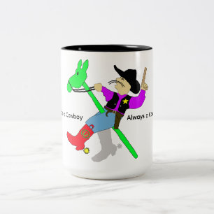 Tasse 2 Couleurs Cheval en bois Talking Canyons, Nouveau-Mexique