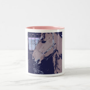 Tasse 2 Couleurs Cheval Pop Art