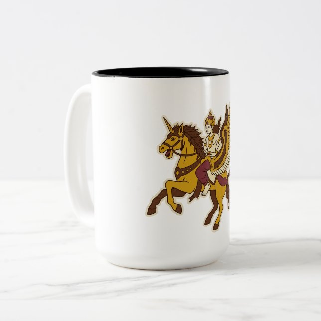 Tasse 2 Couleurs Cheval Sembrani (Devant gauche)