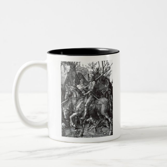 Tasse 2 Couleurs Chevalier, mort et diable - Albrecht Durer (Gauche)