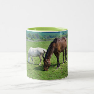 Tasse 2 Couleurs Chevaux