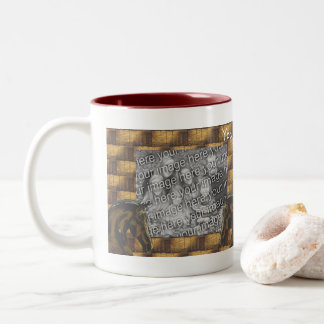 Tasse 2 Couleurs Chevaux Et Balles De Poil Photo Personnalisée