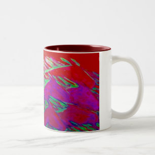 Tasse 2 Couleurs chevaux pourpres
