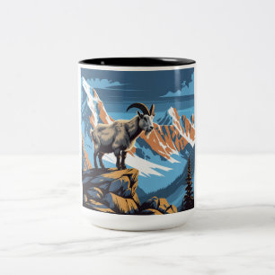 Tasse 2 Couleurs Chèvre de montagne