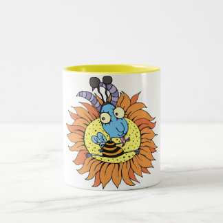 Tasse 2 Couleurs Chèvre et tournesol