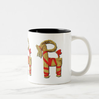 Tasse 2 Couleurs Chèvre scandinave de Noël
