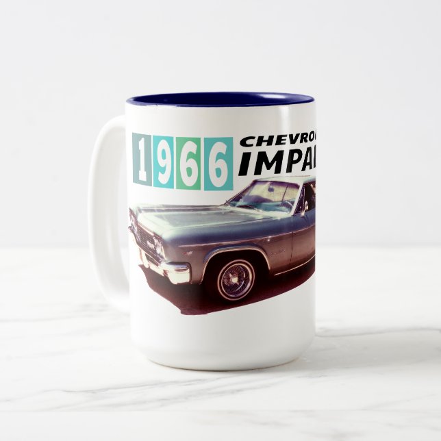 Tasse 2 Couleurs Chevrolet Impala 1966 (Devant gauche)