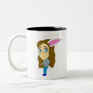 Tasse 2 Couleurs chibi bunnygirl