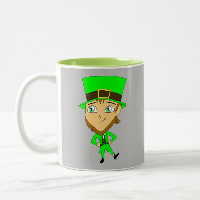 Tasse 2 Couleurs chibi leprechaun (Gauche)
