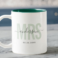 Chic Nouvelle MRS Nom Personnalisé Date de Mariage