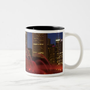Tasse 2 Couleurs Chicago, Illinois, fontaine Buckingham