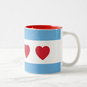 Tasse 2 Couleurs Chicago Love   Musique   Premium