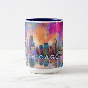 Tasse 2 Couleurs Chicago The Windy City