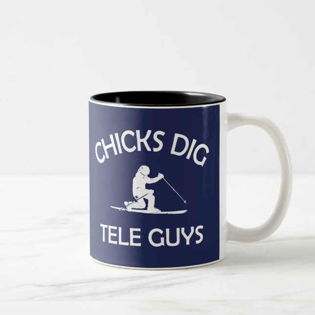 Tasse 2 Couleurs Chicks Creg Tele Guys (Droit)