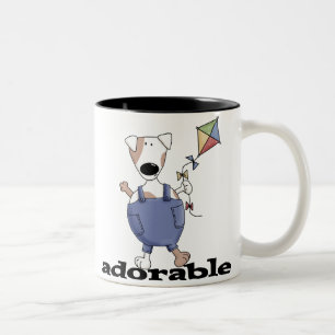 TASSE 2 COULEURS CHIEN ADORABLE