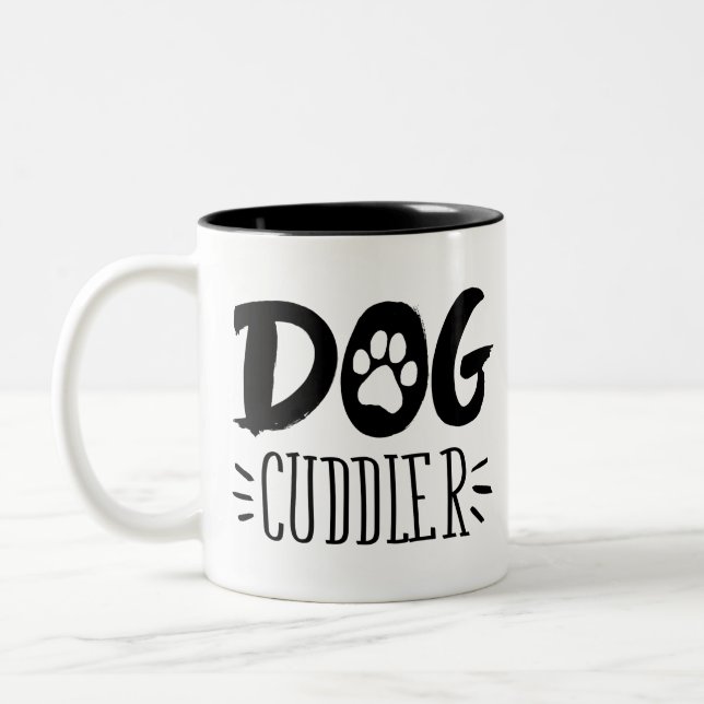 Tasse 2 Couleurs Chien Chauffeur Chien Joyeux Petit Chauffeur Dessi (Gauche)