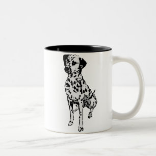 Tasse 2 Couleurs Chien dalmatien Sparky
