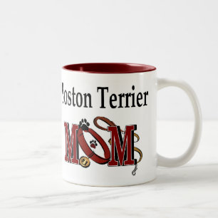 Tasse 2 Couleurs Chien de Boston MOM