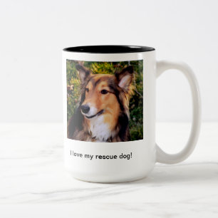 Tasse 2 Couleurs Chien de délivrance