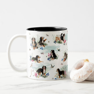 TASSE 2 COULEURS CHIEN DE MONTAGNE BERNOIS