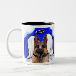 Tasse 2 Couleurs Chien de patrouille Berger allemand