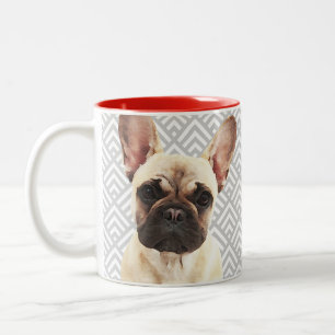 Tasse 2 Couleurs Chien de taureau français