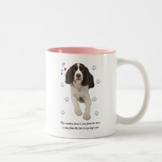 Tasse 2 Couleurs Chien d'épagneul de springer anglais