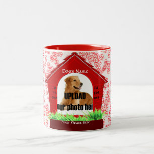 Tasse 2 Couleurs Chien House Pet Memorial Keepsaké