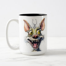 Chien monstre amusant : Chihuahua chuckling