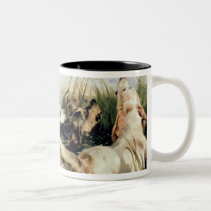 Tasse 2 Couleurs Chiens de loutre