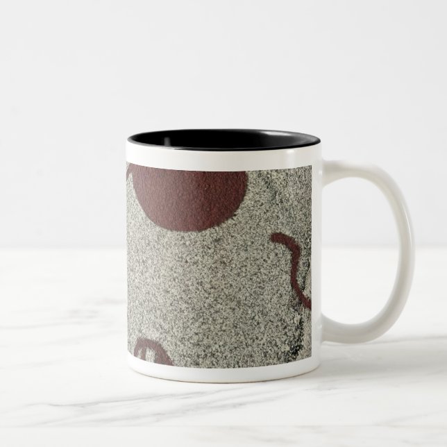 Tasse 2 Couleurs Chiffre masculin avec le soleil (Droit)