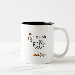 Tasse 2 Couleurs Chiffre T-shirts et cadeaux de bâton de poulet