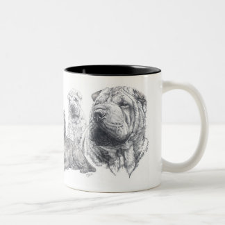 Tasse 2 Couleurs Chinois Shar Pei