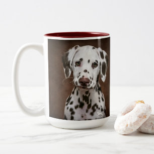 Tasse 2 Couleurs Chiot dalmate