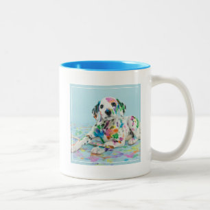 Tasse 2 Couleurs Chiot dalmatien