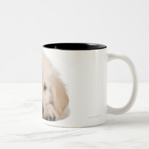 Tasse 2 Couleurs Chiot de golden retriever