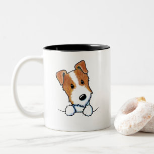Tasse 2 Couleurs Chiot Jack Russell