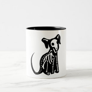 Tasse 2 Couleurs Chiot squelettique
