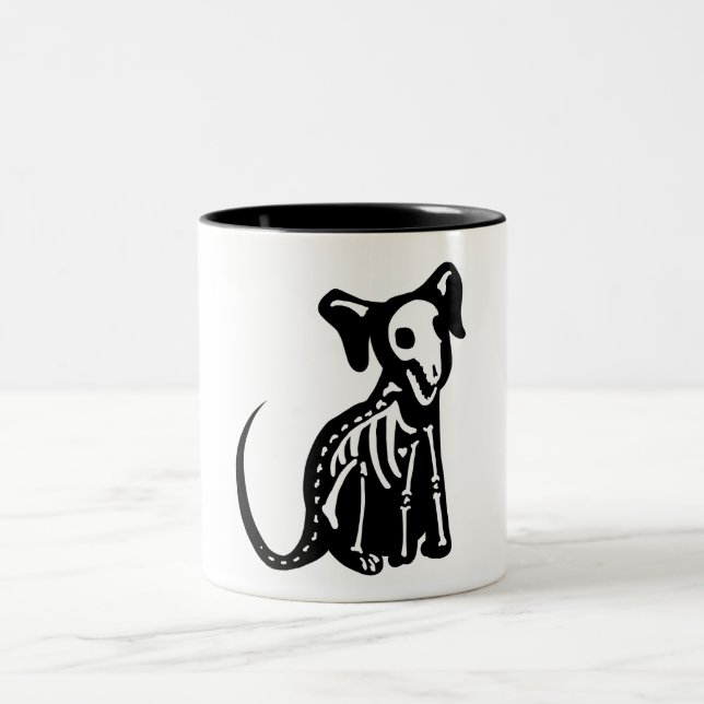 Tasse 2 Couleurs Chiot squelettique (Centre)