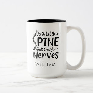 Tasse 2 Couleurs Chiropraticien Personnalisé Ne laissez pas la colo