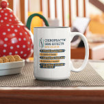 Tasse 2 Couleurs Chiropratique Effets secondaires Funny Chiropracto<br><div class="desc">Chiropractor gag tasse de café pour votre brasserie préférée. La conception sur la tasse dit "Chiropractic Effets secondaires mai inclure... .Moins De Maux De Tête, Moins De Stress... " Idéal pour quand vous avez ajusté quelques os et que vous voulez vous détendre, mettre vos pieds et siroter votre boisson préférée,...</div>