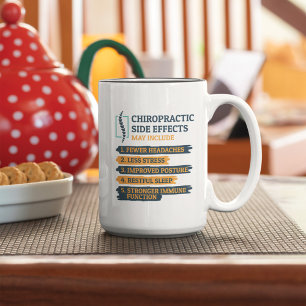 Tasse 2 Couleurs Chiropratique Effets secondaires Funny Chiropracto