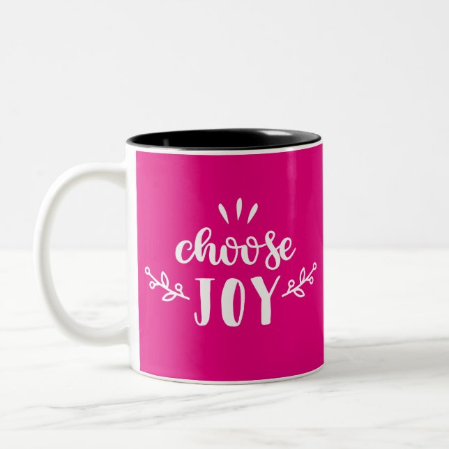 Tasse 2 Couleurs Choisir la joie (Gauche)