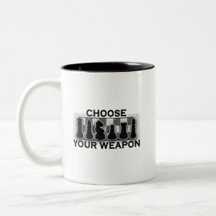 Tasse 2 Couleurs Choisissez votre jeu d'échec d'arme