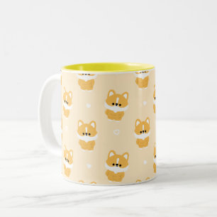 Tasse 2 Couleurs Chonky Corgi