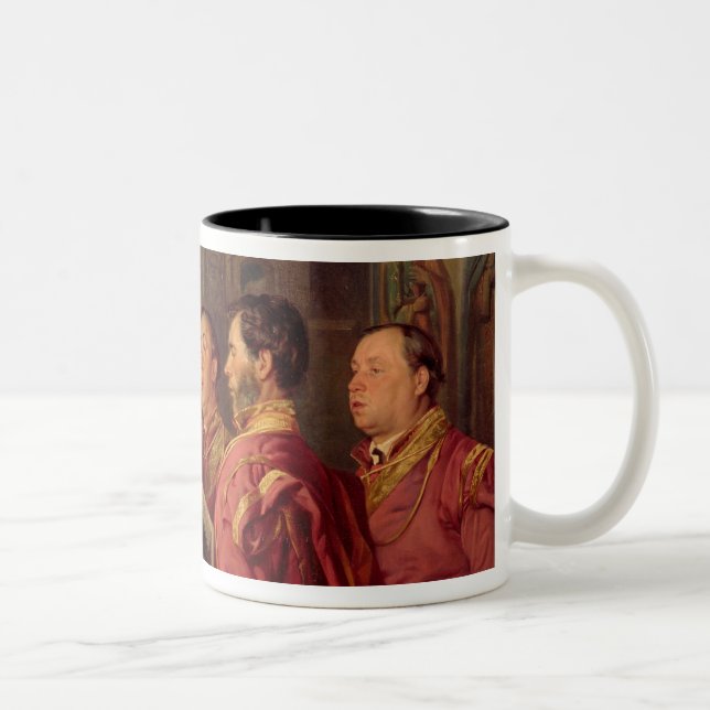 Tasse 2 Couleurs Choristes dans l'église, 1870 (Droit)