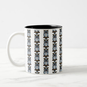 Tasse 2 Couleurs Chouette